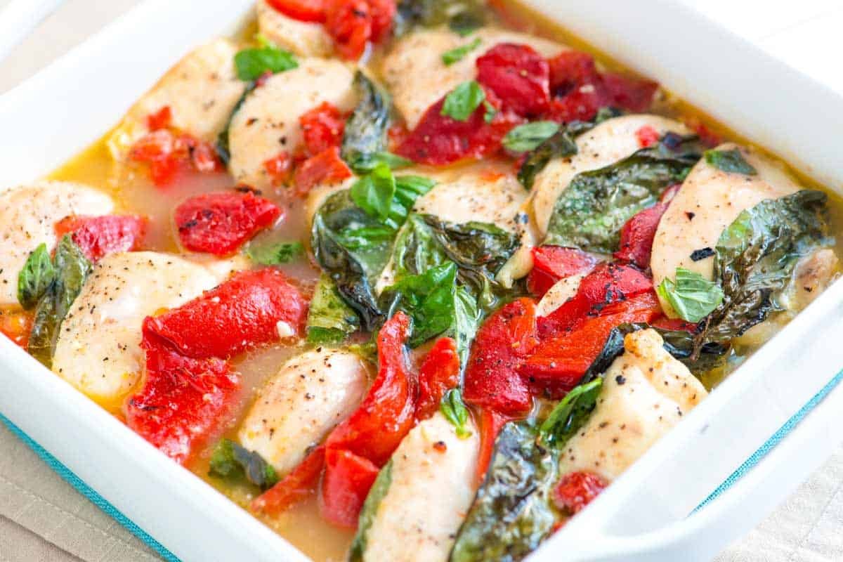 Baked chicken casserole recipe with roasted red peppers 1 1200.jpg