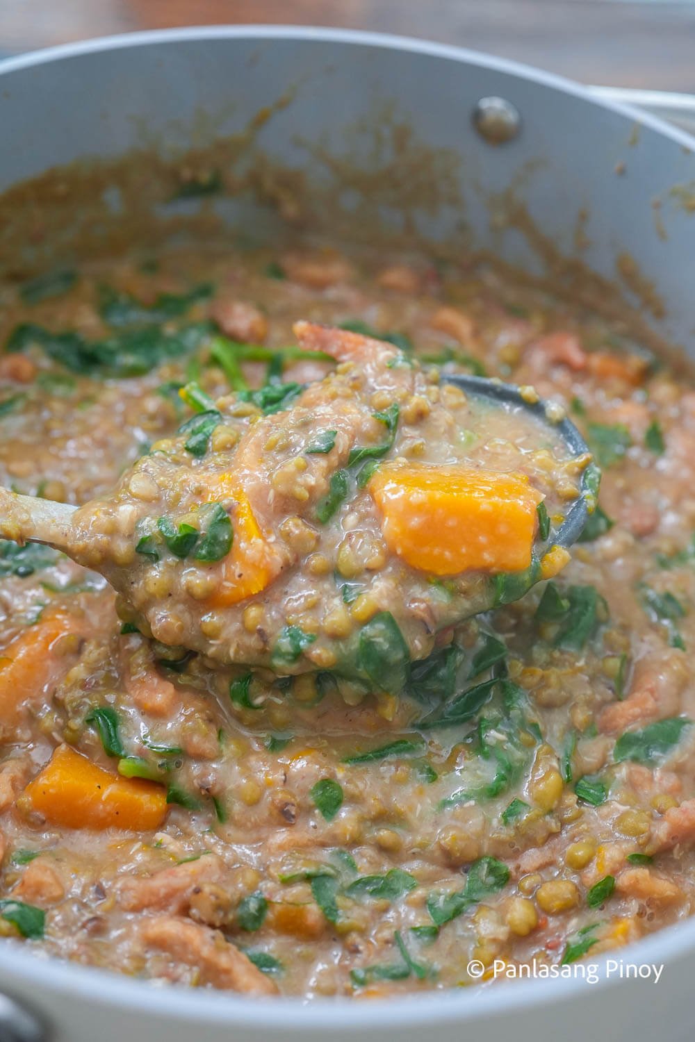 Ginisang munggo with squash in a pot.jpg