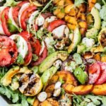 Grilled peach avocado caprese salad recipe ohsweetbasil.com 10.jpg
