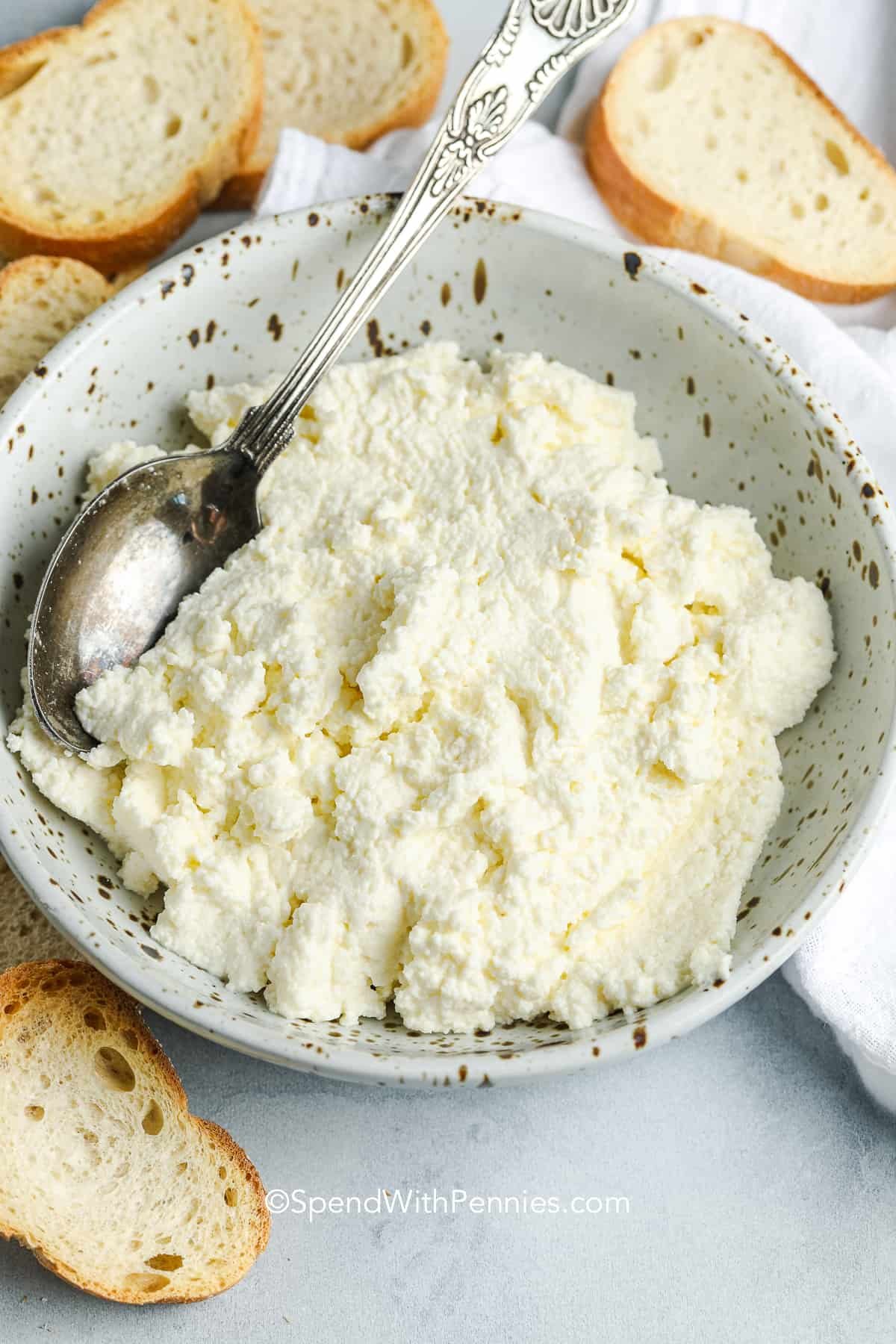 Homemade ricotta cheese spendwithpennies 204.jpg