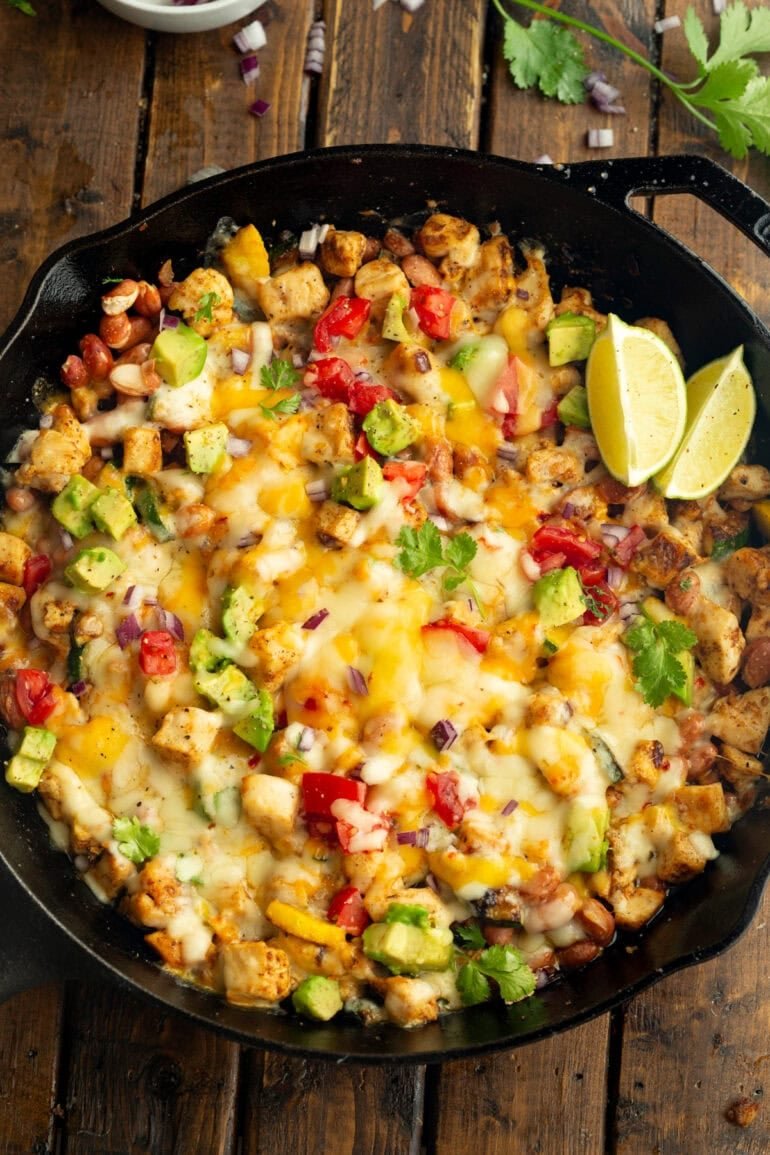 Quick and healthy mexican chicken skillet recipe 10 770x1155.jpg