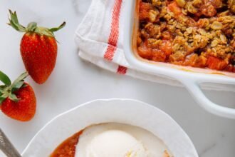 Strawberry rhubarb crisp in bowl.jpg
