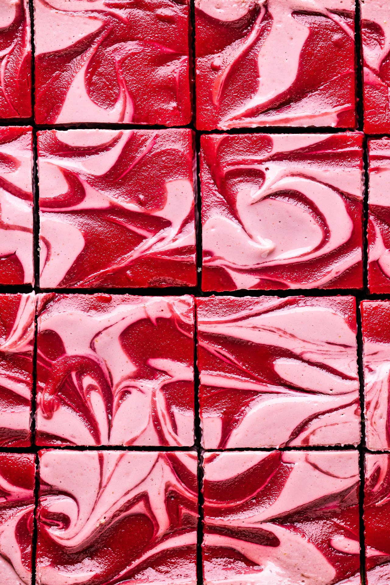 Vegan strawberry cheesecake bars close.jpg