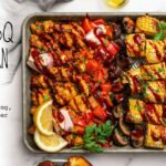 Vegan bbq sheet pan dinner recipe vegetarian kid friendly tofu meal facebook.jpg