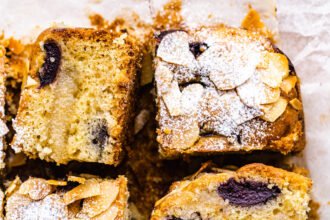 Bakewell cake homemade marzipan close.jpg