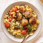 Basil chicken meatballs summer couscous 8 scaled.jpg