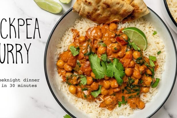 Chickpea curry easy creamy one pot recipe indian coconut milk simple tomato vegan spinach facebook 1.jpeg