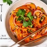 Carrot ribbon salad with sesame dressing simple asian viral tiktok recipe rice vinegar ingredients f.jpeg