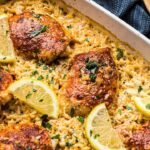 Lemon garlic butter baked chicken and rice header 1.jpg