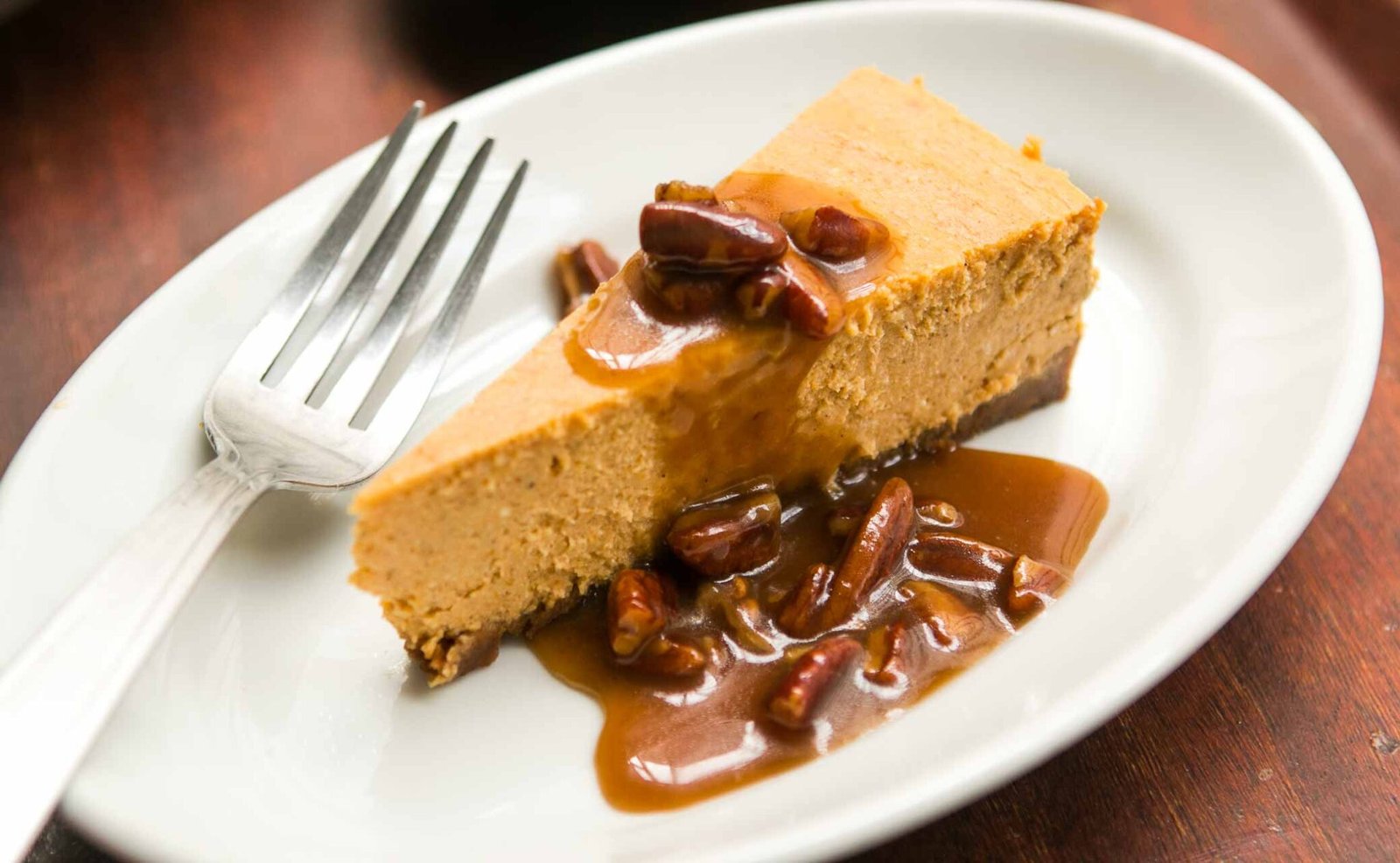 Pumpkin cheesecake recipe with toffee pecan sauce 7.jpg