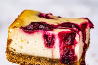 Cranberry cheesecake bars stack.jpg