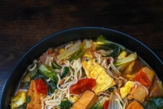 Curry noodle soup with tofu and egg.jpg