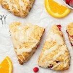 Vegan cranberry orange scones recipe best dried easy glazed facebook.jpg