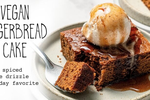 Vegan gingerbread cake with spiced maple drizzle recipe old fashioned sheet cake easy best facebook.jpeg