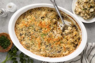 Chicken mushroom casserole spendwithpennies 104.jpg