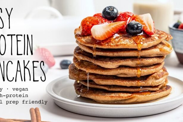 Easy protein pancakes recipe healthy vegan protein powder banana high gluten free oat facebook.jpg