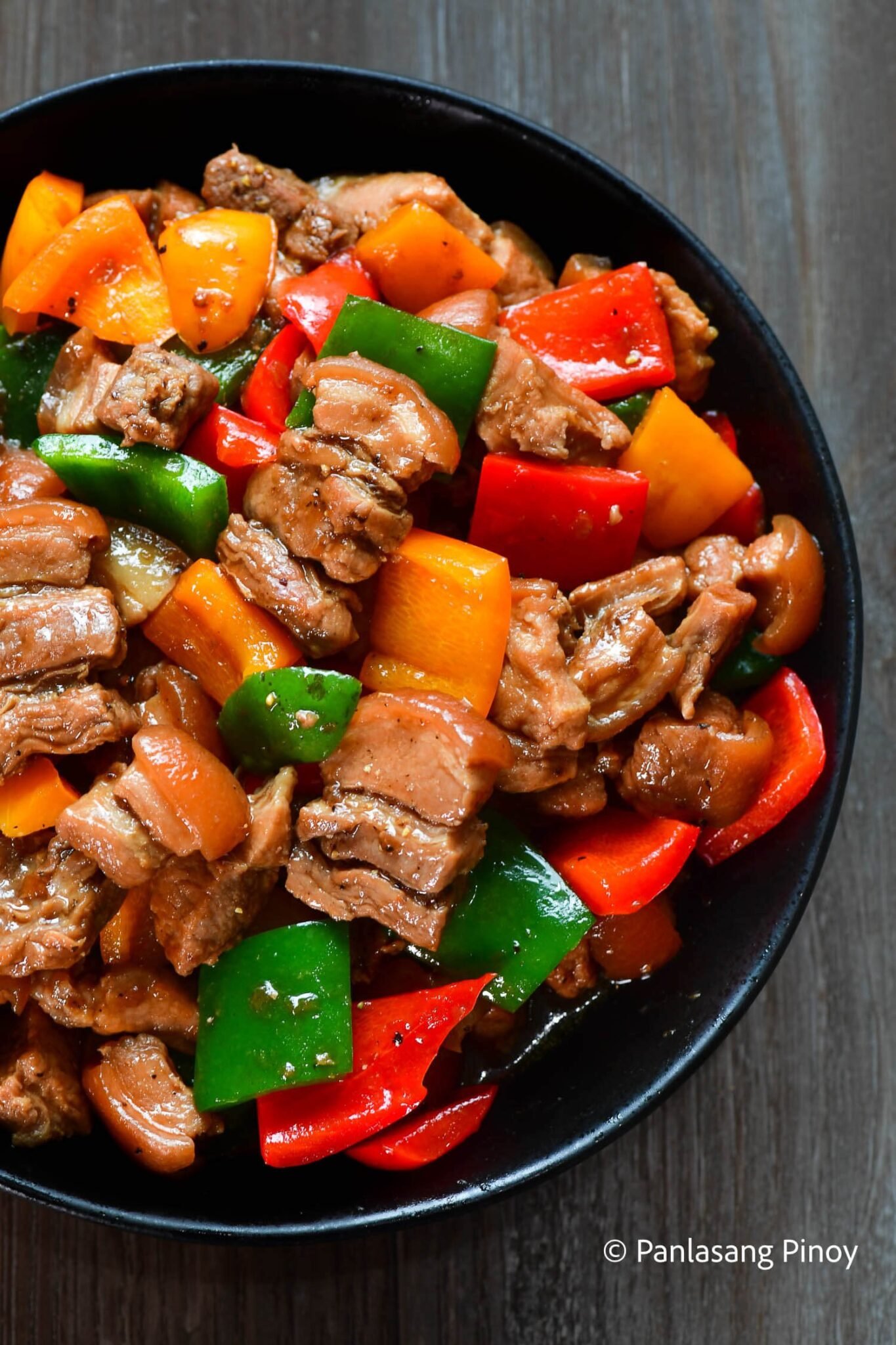 How to cook pork belly with bell peppers.jpg