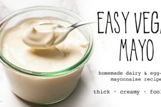 Easy vegan mayo mayonnaise recipe thick creamy 5 minutes best facebook.jpg