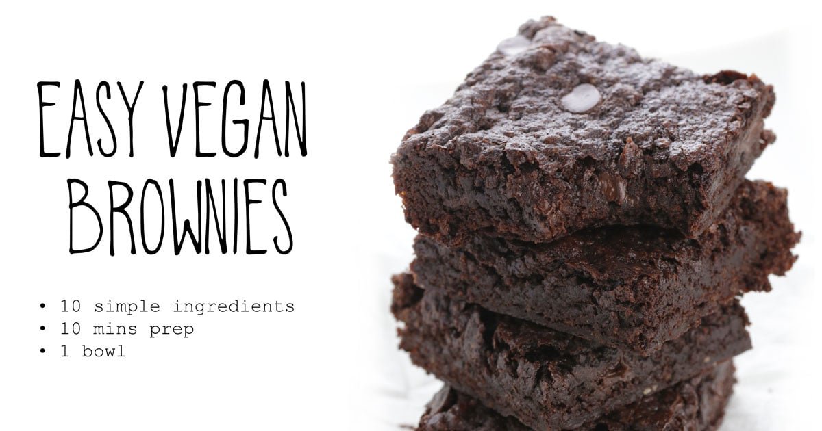 Easy vegan brownies recipe fudgy simple facebook.jpg