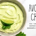 Avocado crema for tacos dresing vegan best recipe dairy free facebook.jpg